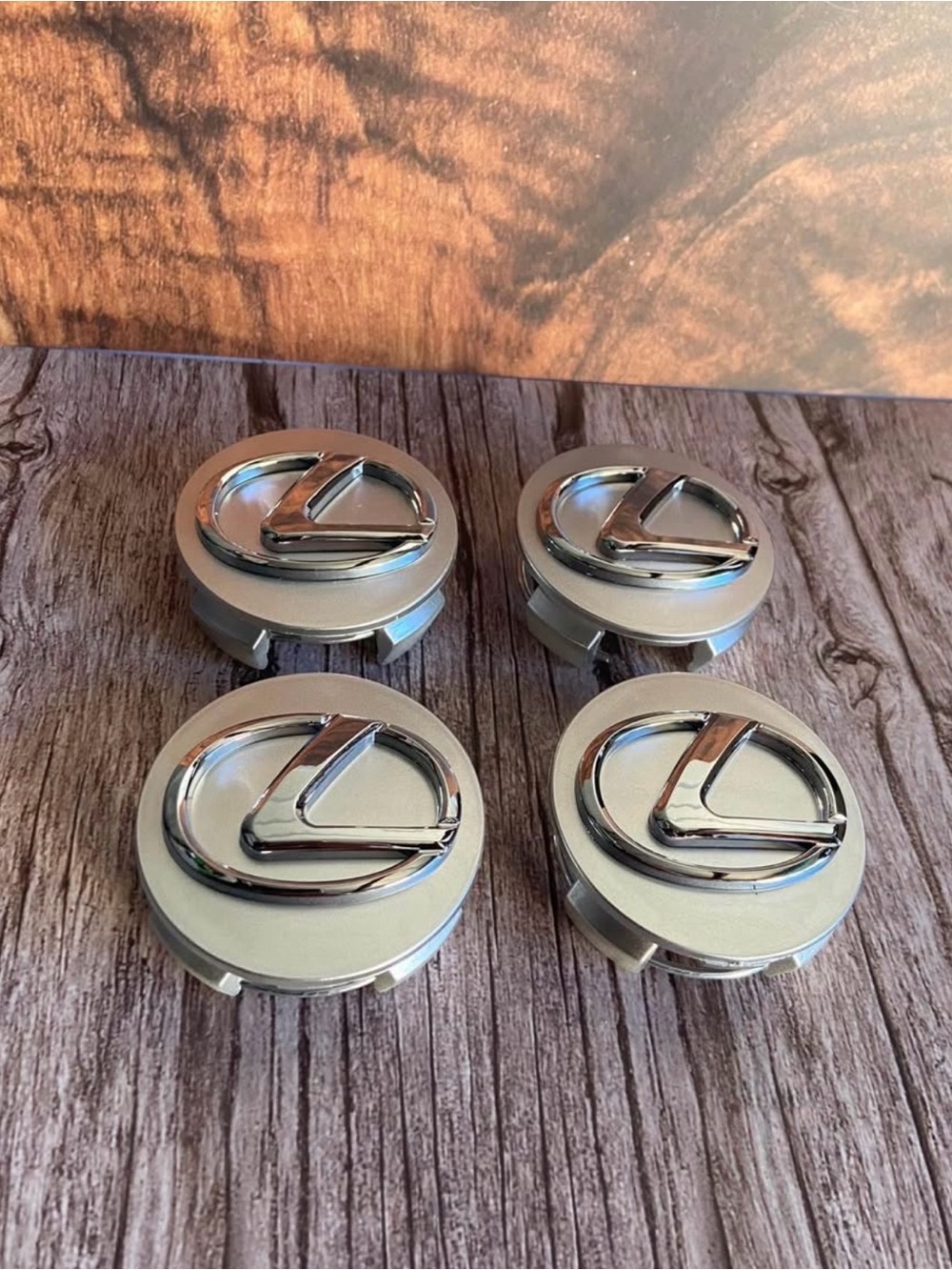 SET OF 4 LEXUS SILVER WHEEL HUB CENTER CAP RIM 62MM